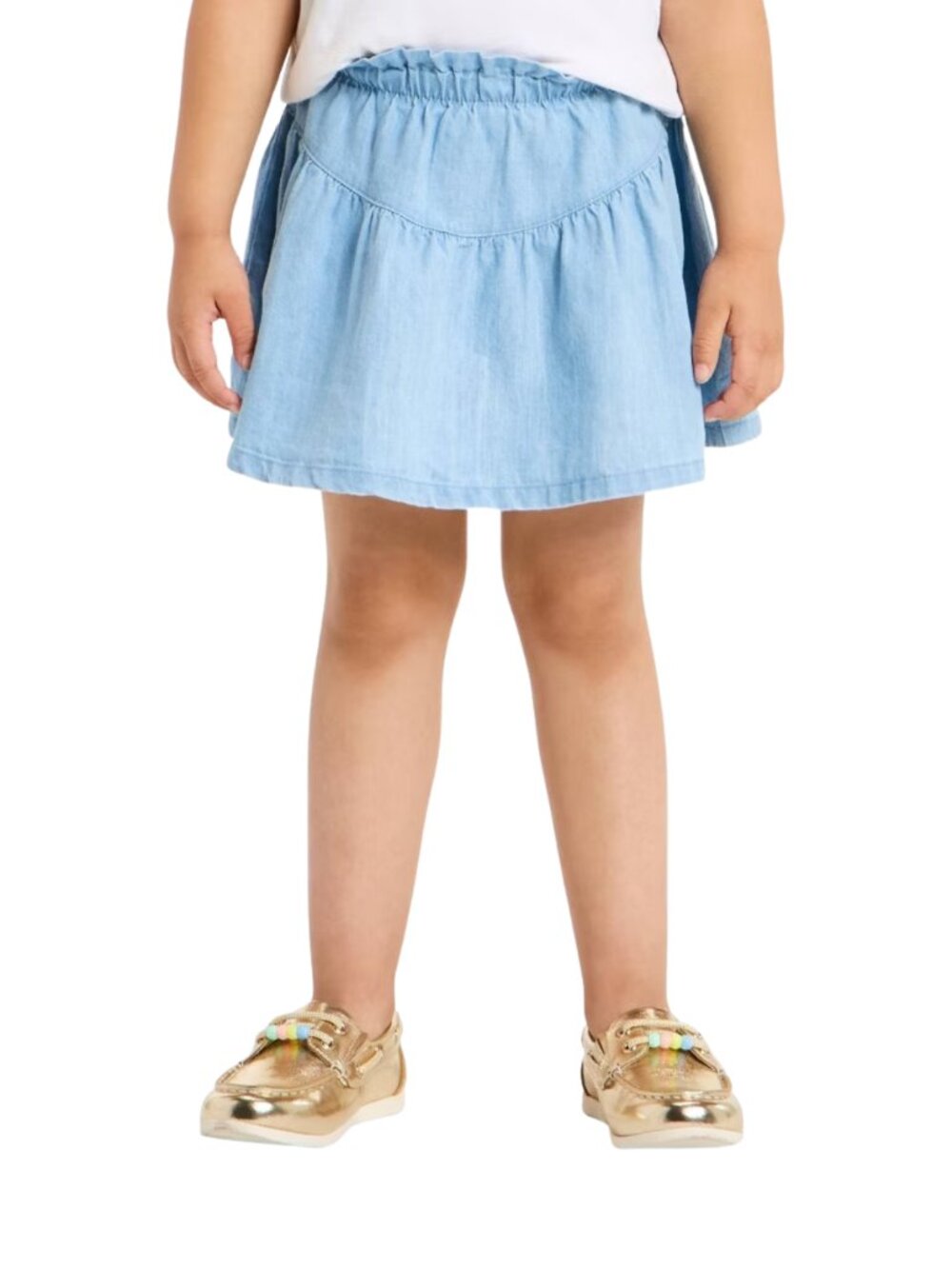 Toddler Girls' Denim Twill Skort - Cat & Jack™ Medium Wash 5T